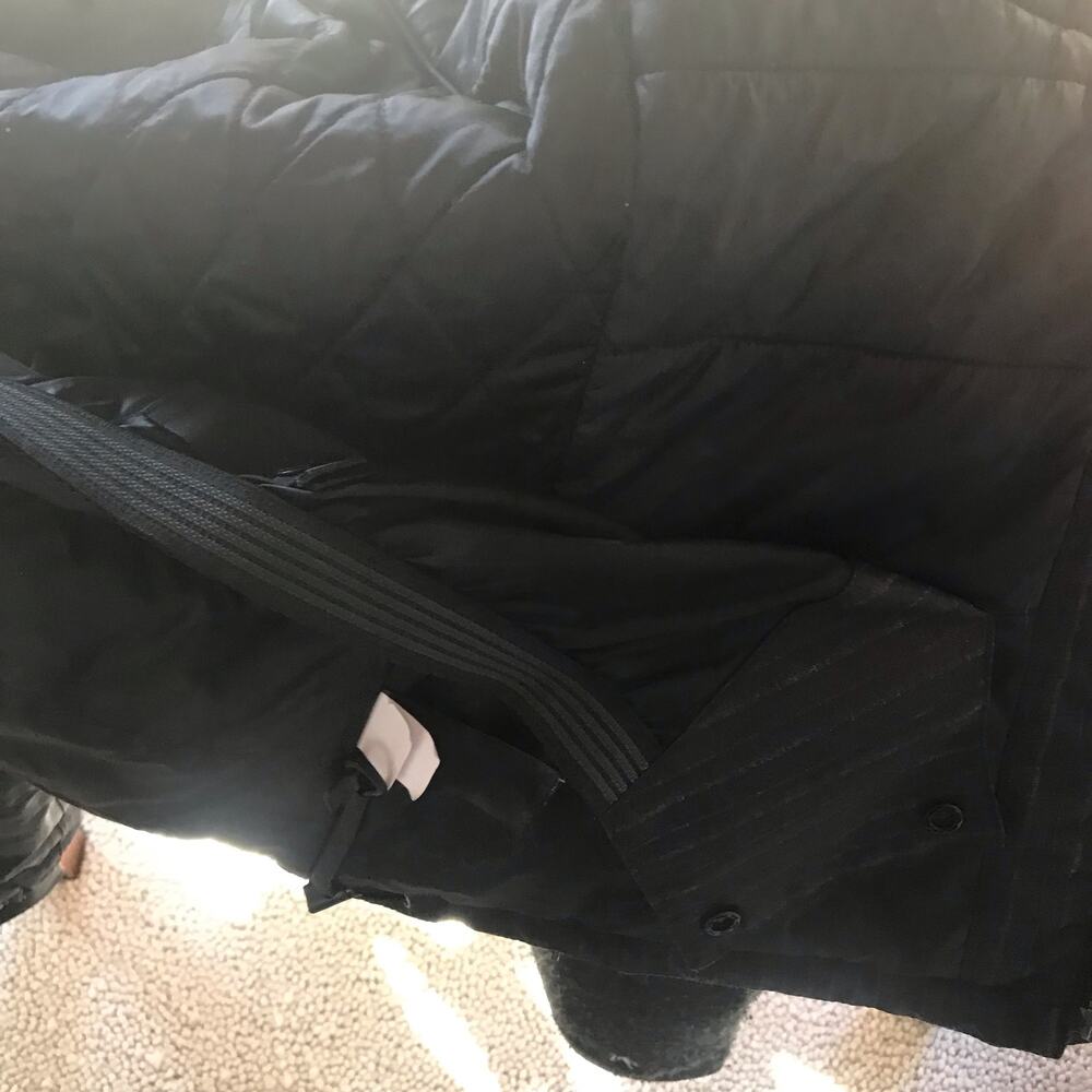 North Face Full Zip Black Winter Quilted Lined Jacket Women's Size Small - Picture 12 of 13